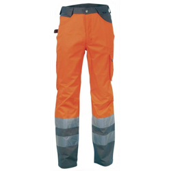 Pantalone da lavoro RAY Alta Visibilità Arancio Fluo - COFRA - taglia 52 características