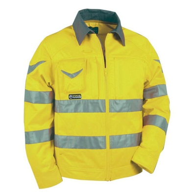 Giubbotto da lavoro SIGHT Alta Visibilità Giallo Fluo taglia 50 - Cofra