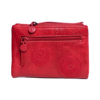Marchio: Desigual - Genere: Donna - Tipologia: Portafogli -colore: Bordeaux, Taglia: Unica
