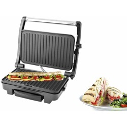 Dictrolux Bistecchiera elettrica 1500w antiaderente griglia grill 2 piastre características