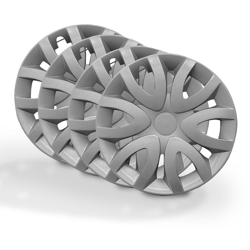 Set 4 copricerchi per auto universali 16'' in polipropilene Viper precio