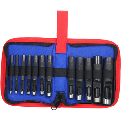 12 pezzi Set di perforatori cavi in ??pelle per perforatori tondi in pelle resistente con dimensioni di 3/4/5/6/7/8/9/10/11/12/14 / 16mm per cinture características