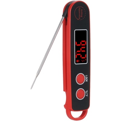 KKmoon Misuratore di temperatura digitale per alimenti LED da 1,9 pollici a lettura istantanea di carne per zuppa di bevande Termometro per alimenti