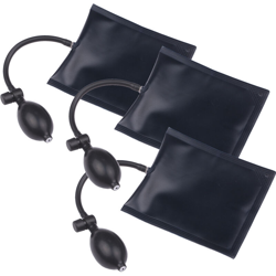 3 Pack Air Wedge Bag Strumento di allineamento Air Shim Gonfiabile Strumento di livellamento della barra di leva Carico massimo 353 libbre Shim Bag en oferta