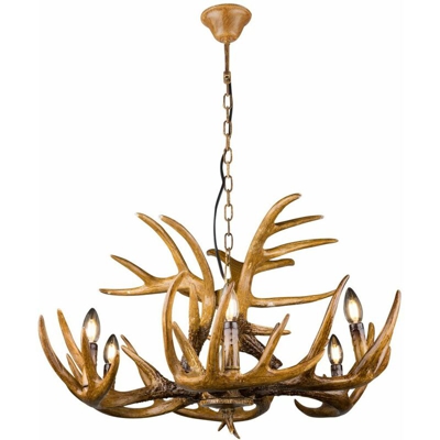 Lampada a sospensione classica marrone dorato Globo 67.997-6