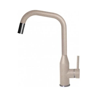 Miscelatore Monocomando con canna girevole e doccetta estraibile Dora Plus 20x38 cm Granitek Avena 51