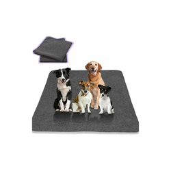 Pupazzo Pee Pad per cani, lavabile, confezione da 2 pezzi, XL, riutilizzabile, 90 x 105 cm, tappetino antiscivolo per cuccioli di cane con cuscinetti precio