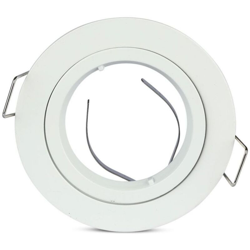 Portafaretto LED V-TAC da Incasso Rotondo GU10 e GU5.3 (MR16) Colore Bianco en oferta