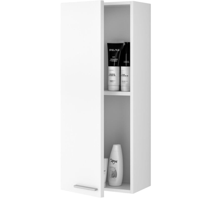 Eglemtek - Goteborg colonna pensile bagno 1 anta colore bianco 182 x 60 x 29 cm