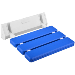 Sedili per doccia a parete per bagno Sedili per sgabello relax Sgabello per bagno Sedia pieghevole in plastica,Blu, precio
