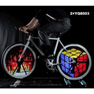 Eglemtek - Luci Led da Bici programmabile - 128 Led