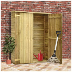 Rimessa Attrezzi Da Giardino 123x50x171cm In Pino Impregnato precio