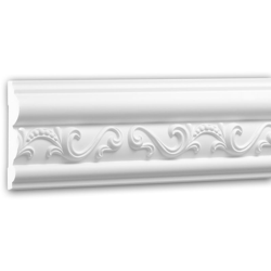 Profhome Decor - Cornice Parete 151358 Profhome modanatura tipo stucco fregio stile neoimpero bianco 2 m características