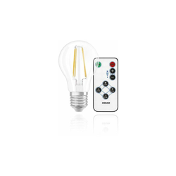 Retrofit Step Dim with Remote Control Pacco da 6 x Lampadina, Attacco: E27, Bianca Calda, 2700 K, 6 W, Equivalenti a 40 W, Opaco, LED Daylight Sensor en oferta