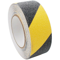 Nastro adesivo antiscivolo giallo-nero per interni ed esterni Larghezza - 50mm x 3MT características
