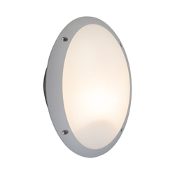 Applique maddi - Moderno - Plastico - Bianco/Grigio - Ovale Max. 1 x Watt - Qazqa características