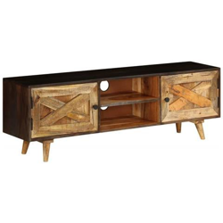 Mobile Porta Tv In Legno Massello Di Mango 140x30x45 Cm en oferta