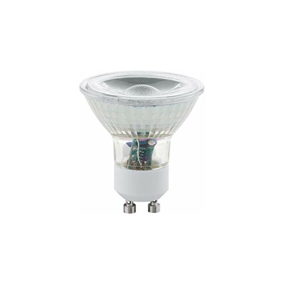 Eglo 11511-Set di 2 lampadine LED GU10 3000 K COB, 5 W, 400 lumen, bianco caldo