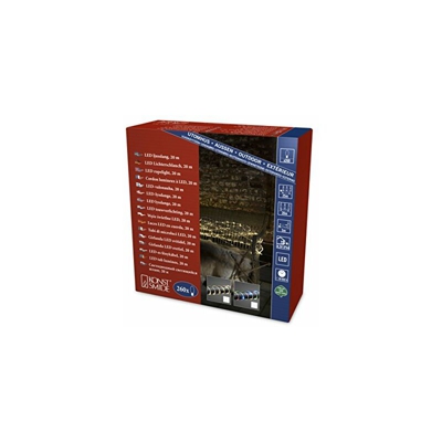 3090Â â??Â 500Â LED Mini luce freno 20Â m/per esterno (IP44)/260Â diodi colorati/4.5Â V Trasformatore esterno, cavo trasparente - Konstsmide
