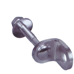 art 672 occhiolo fisso di chiusura per lucchetti in acciaio cementato temperato e zincato applicabile su ferro legno e cemento - Viro precio