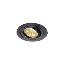 SLV LED soffitto incasso New Tria DL Set, circa, 6,2 W, COB, 2700 K, 38 LAUREA, con autista, molle di clip, Nero 113870 características