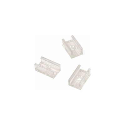 Mini Alu traccia clip di montaggio, 10 pz, trasparente 186530 - SLV