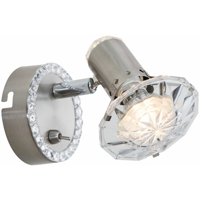 Faretto a LED da parete lampada design in cristallo lampada da corridoio illuminazione mobile corridoio