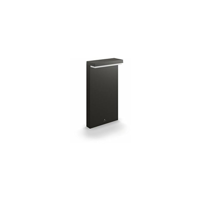 Philips Bustan Palo da Esterno, 4000 K, Altezza 40 cm, Grigio Scuro