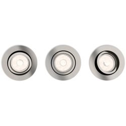 Philips Donegal Faretti da Incasso, 3 Pezzi, Attacco GU10, Rotonda, Cromato Satinato precio