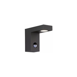 WOFI - Applique da parete, serie Brooklyn, 1x LED 6 W, 15 x 12 x 6 cm, 3000 k, 430 lm, modello 4830.01.88.0000, colore antracite características