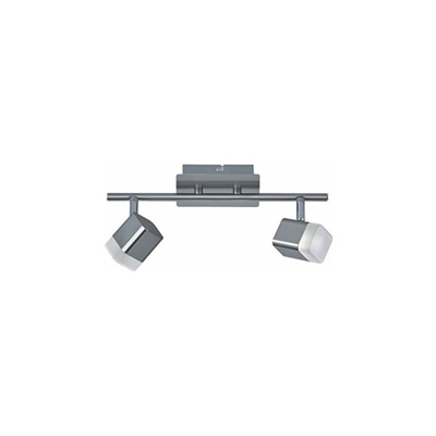 Roubaix Lampada da soffitto 4 W, Nickel Matt/WeiÃ? - Reality Leuchten