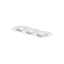 Briloner Leuchten - Lampade LED da incasso, set da 3, lampade da soffitto dimmerabili, modulo LED orientabile, 5 watt ciascuna, 460 lumen, 3.000 precio