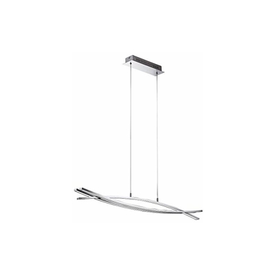 Briloner Leuchten - Lampada a sospensione a LED, dimmerabile, 3 LED/6 W, 630 Lumen, in alluminio, 6 W, 1 x 1,2 mm (L x A)