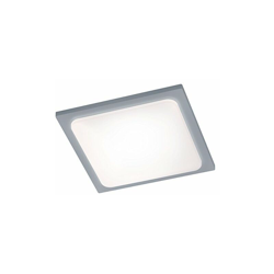 Trio 620160187 Trave Plafoniera LED, 1x18 Watt, Titano/Bianco, 25x25x5 cm 18 W - Trio Leuchten precio