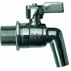 Rubinetto in acciaio inox 3/4'' pollice per botte contenitore fusto olio vino acqua características