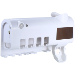 Portaspazzolino Multifunzionale No Foratura Portaspazzolino a parete e Kit Spremiagrumi Dentifricio Dispenser Dentifricio USB Detergente Elettrico características