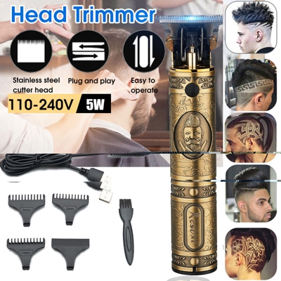 Drillpro - Tagliacapelli professionale per uomo Tagliacapelli senza fili Trimmer Testa da taglio per capelli (Tagliacapelli TIPO C)