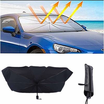 Parasole Parabrezza Anteriore UV Ombrello Pieghevole Universale Parasole per Auto Parasole Finestra Parasole Parabrezza ?125 X 65 CM? - Langray