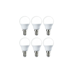 Lampadina LED E14 a Sfera, P45, 5.5W (equivalenti a 40W), Luce Bianca Calda- Pacco da 6 - Amazon Basics características