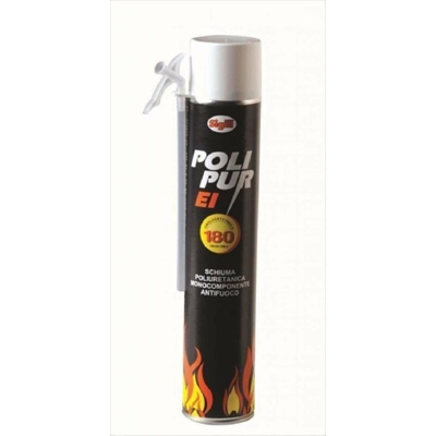 Sigill Polipur Ei 180 schiuma poliuretanica antifuoco 750 ml manuale classe B1 per fissare e riempire