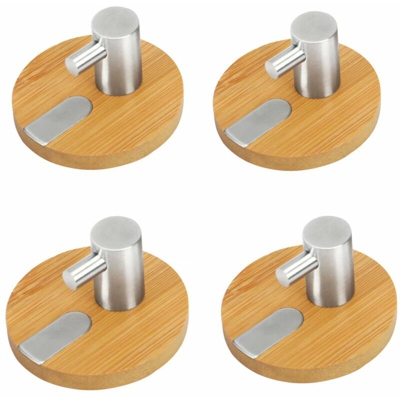 4 ganci, portasciugamani, porta cappotto e gancio da bagno per bagno, cucina, soggiorno