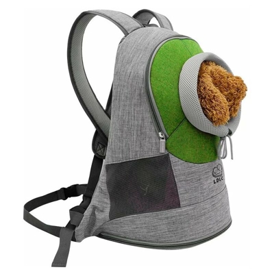 Pet Backpack Pet Backpack Cat Cast Beat può essere esposto spalle spalle pet corpo traspirante cane gatto zaino G vert
