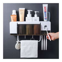 Parete da parete da bagno Parete Spazzolino da denti 3 tazze precio