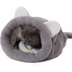 Borsa a pelo per sacco a pelo per gatti per cat Chenil Pet matte a pelo letto a pelo per animali domestici Grigio características