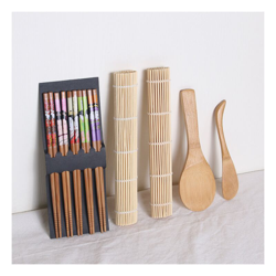 Set di strumenti di sushi Grinder da cucina, muffa del riso alghe, tenda di bambù cucchiaio di riso, bacchette di bambù, cucchiaio di riso precio