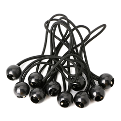 Tendicatore per borsa, tenditore a sfera, tenditore elastico nero, tenditore elastico per padiglione, telone, campeggio, tenda, tende Brabura di precio