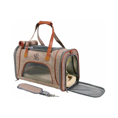 Borsa a tracolla pieghevole Pieghevole Borsa a tracolla Transport Cat Puppies Extensible Back Back For Dog Piccolo animale con filetto traspirante,