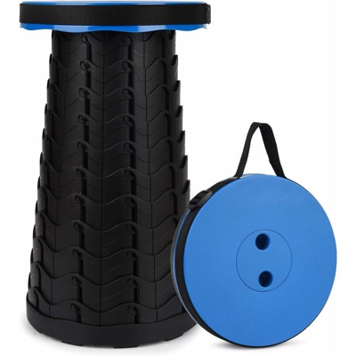Sgabello pieghevole portatile, sgabello retrattile di seconda generazione, sgabello da campeggio per pesca / barbecue / interni / attività