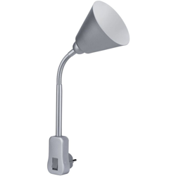 95429 Presa Junus con Braccio Flessibile Max. 20 Watt Lampada Grigio Metallo, plastica Luce E14 - Paulmann precio