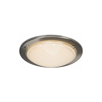 AG g98813/13Â Miramar Plafoniera LED metallo/vetro 12Â W Integrated acciaio - Brilliant
